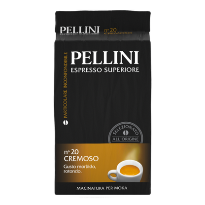 CAFE MOLIDO CREMOSO No.20 PELLINI 250 GR