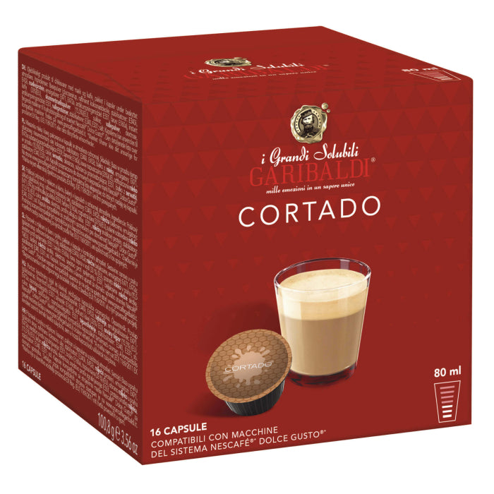 COTADO DOLCE GUSTO CAPSULAS DE CAFE GRAN CAFFE GARIBALDI, 16 piezas