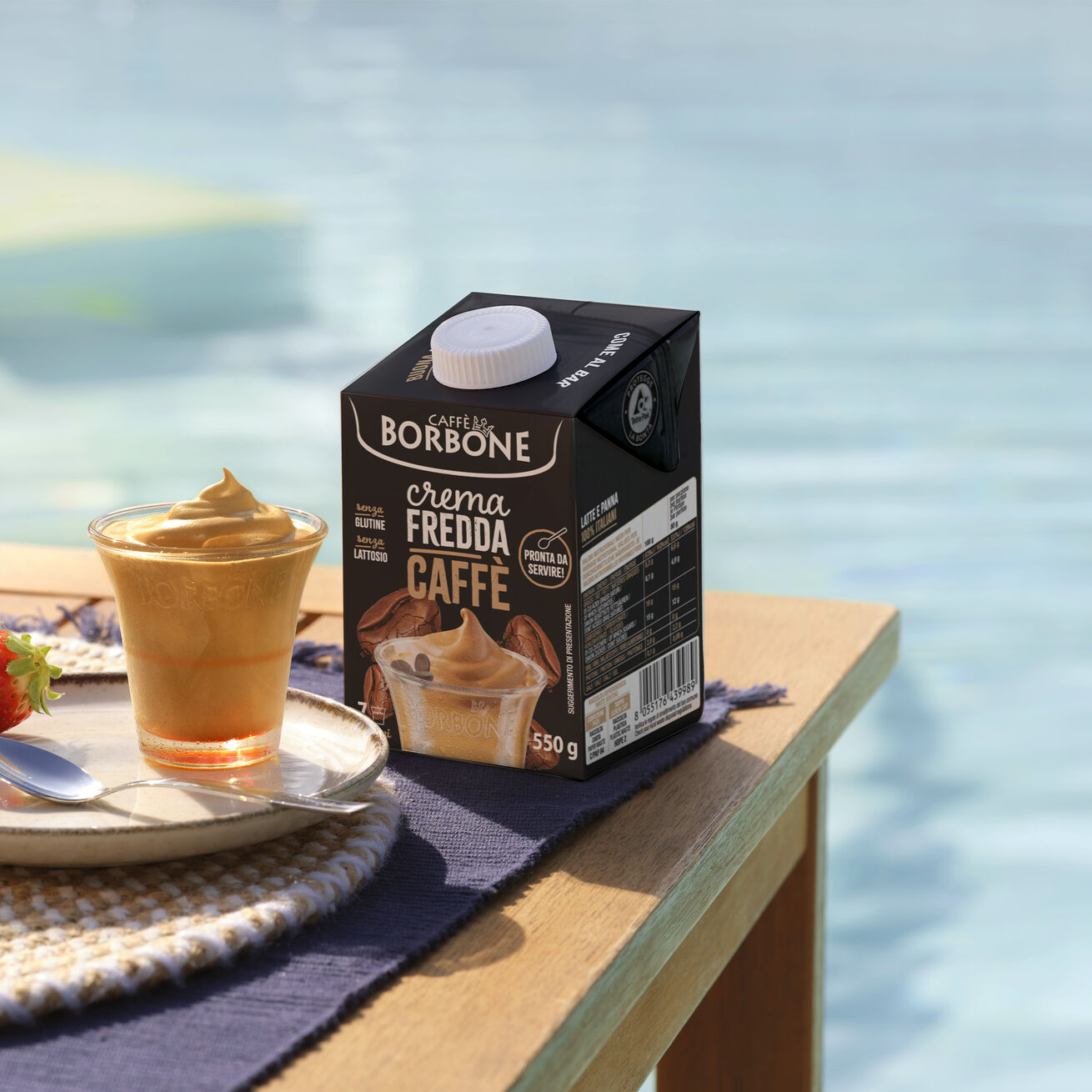 Crema de café helado Fredda Borbone