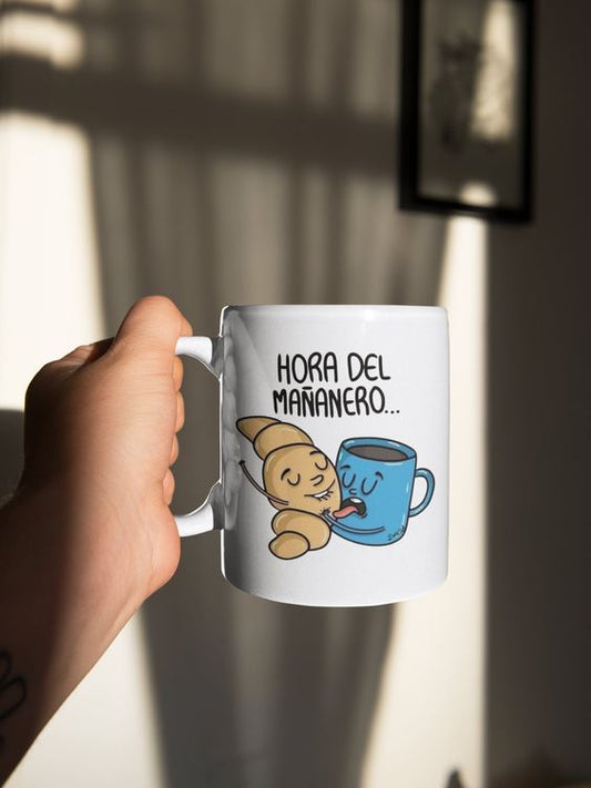 Taza hora del mañanero