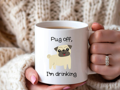 Taza de café Pug off